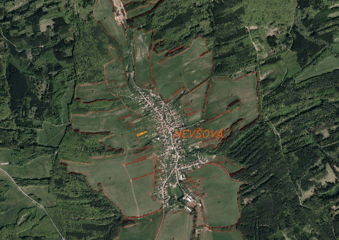 Dražba pozemku Nevšová