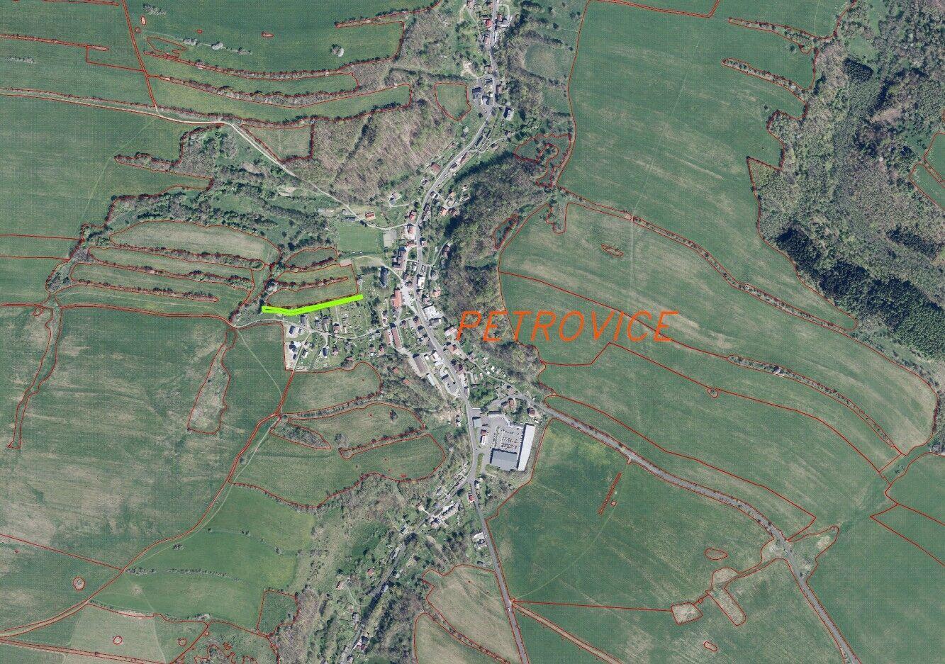 dražba pozemku Petrovice u Chabařovic