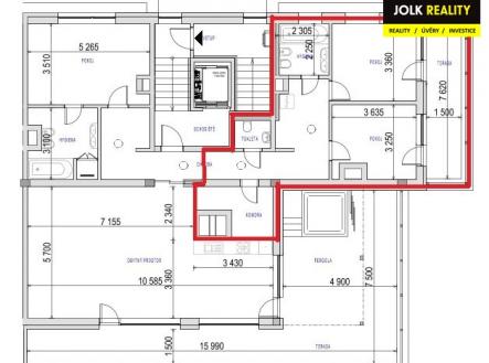Pronájem bytu, 2+kk, 63 m²