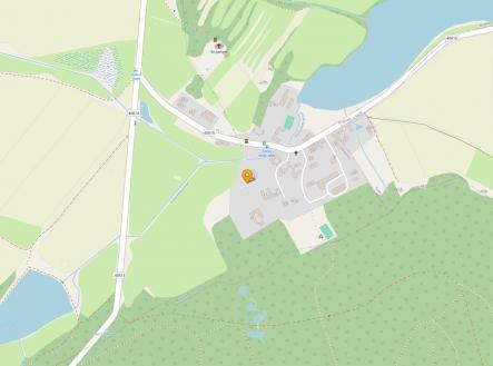 Mapa umístění nemovitosti.