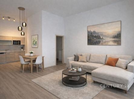 Pronájem bytu, 2+kk, 49 m²