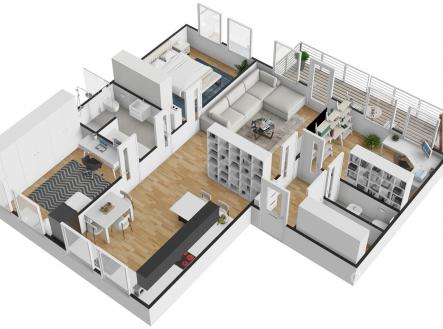 Prodej bytu, 4+kk, 127 m²