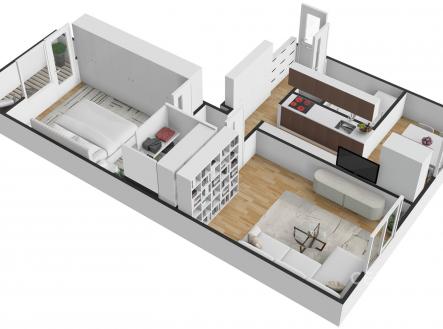 Prodej bytu, 2+1, 58 m²