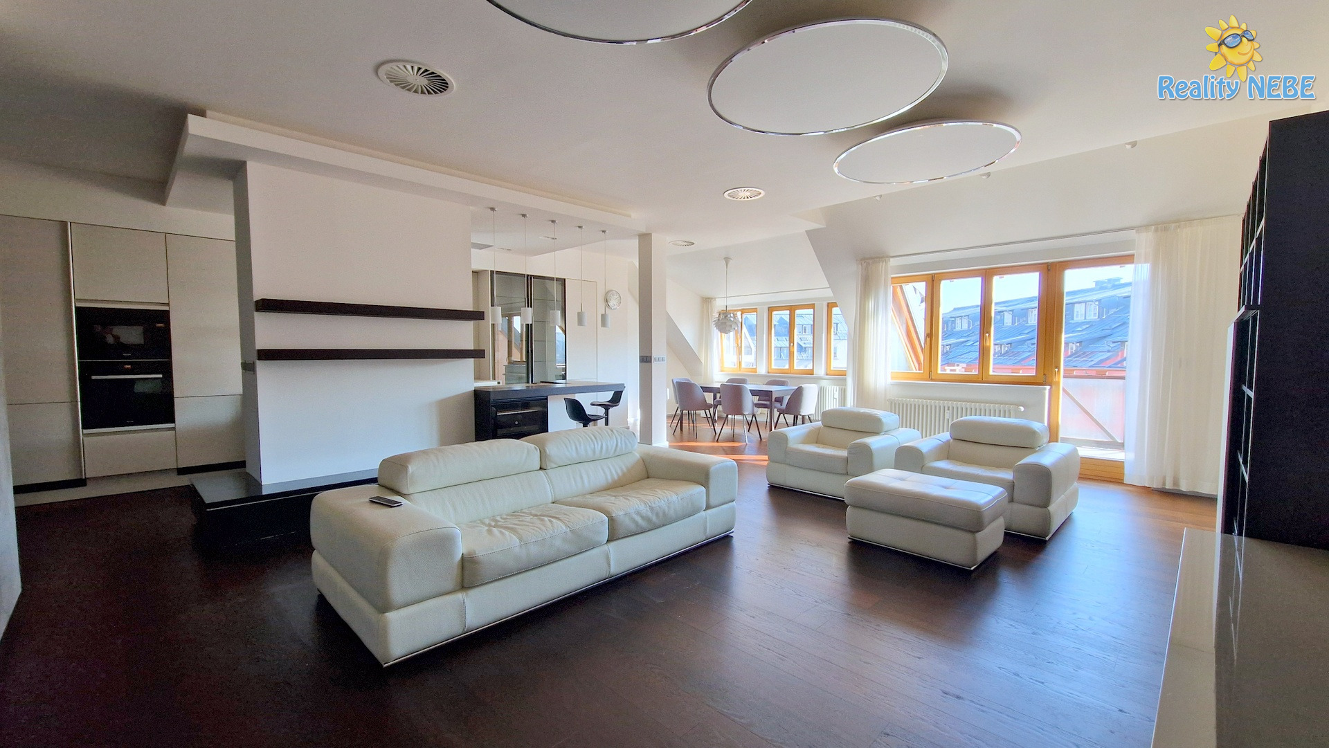 Pronájem bytu 3+kk/B/G, 200 m2, Na Okraji, Praha 6, Petřiny