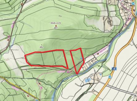 Prodej pozemku, les, 49 480 m²