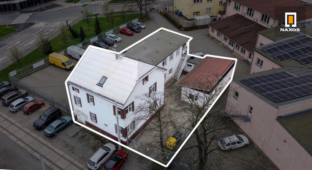 Obchodně – administrativní areál, celkem 514 m² užitných ploch, ul. Křivá 1849, Ostrava