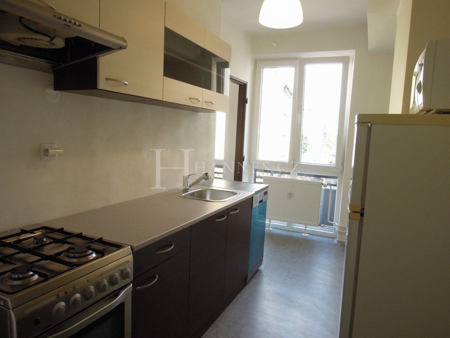 Prostorný 2+1, 55m2, balkon, sklep, ul. Na louži, jen 9 min na metro A, C a 12min k metru B