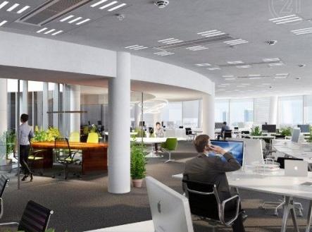 Pronájem kanceláře, 908 m²