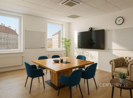 Pronájem kanceláře, 1 228 m²