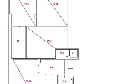 Pronájem bytu, 4+1, 119 m²