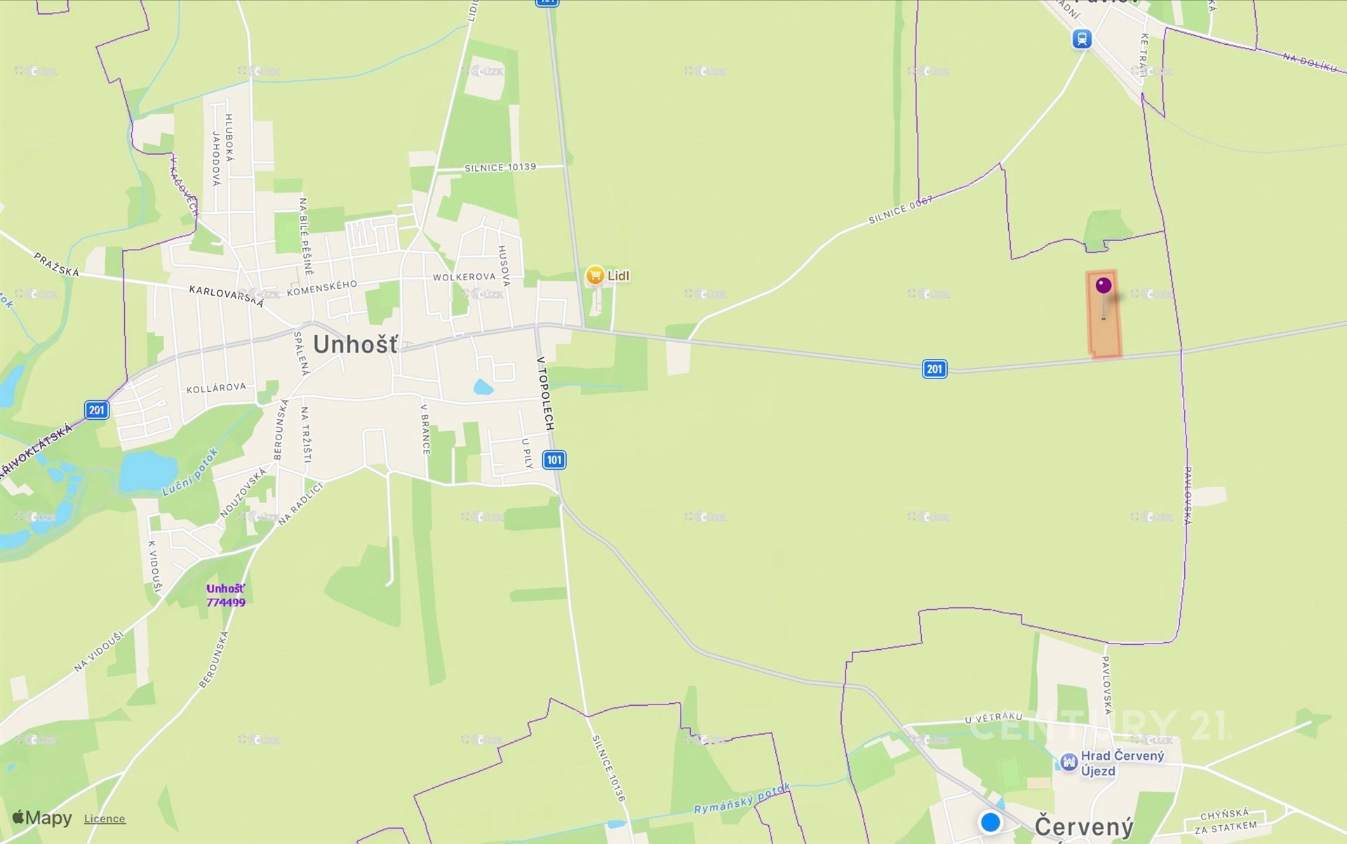 Unhošť 30.230 m2
