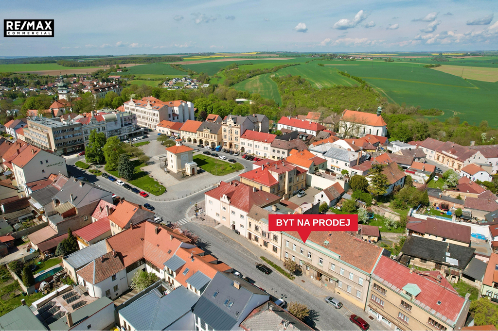 letecký pohled na dům