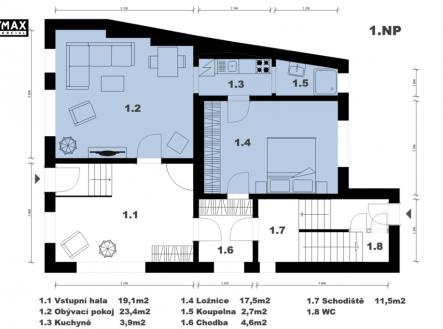 Prodej nájemního domu, 242 m²