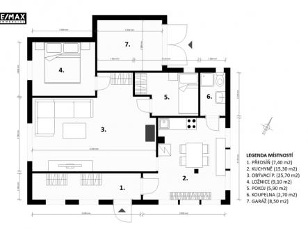Prodej chaty/rekreačního objektu, 74 m²