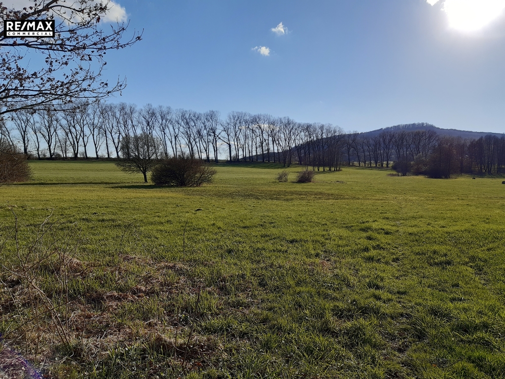 pohled na pozemek
