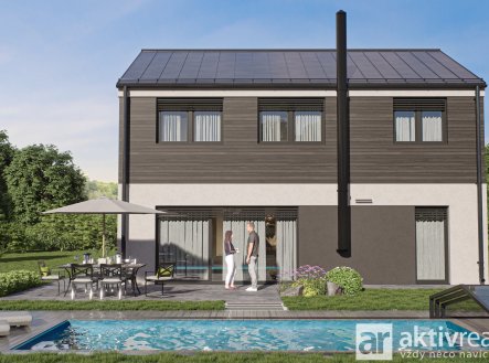 Nízkoenergetický rodinný dům  5+kk s užitnou plochou 159 m² , pozemek 800 m², Vojkov u Sedlčan - hyp
