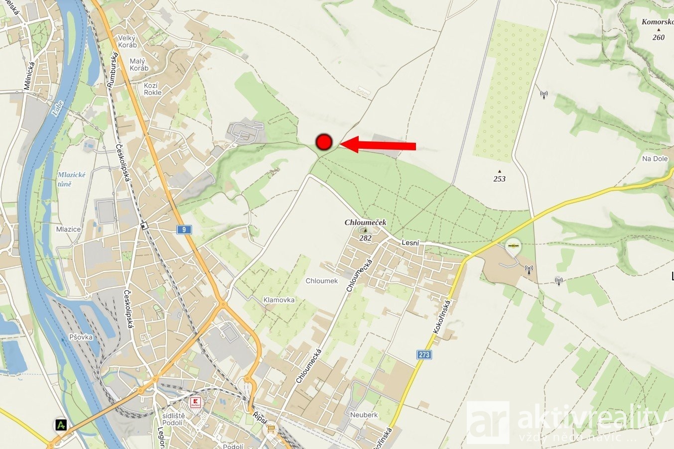 Pole Mělník Chloumek 03