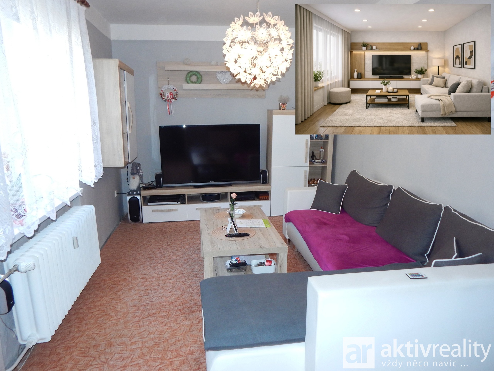 Prodej bytu 2+1 52 m², Litvínov - Horní Litvínov