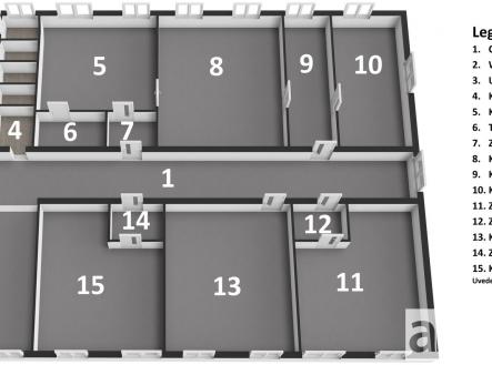 Pronájem kanceláře, 240 m²