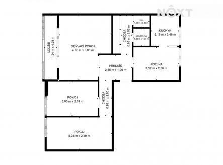 Prodej bytu, 4+kk, 71 m²