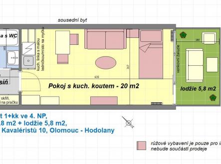 Prodej bytu, 1+kk, 31 m²