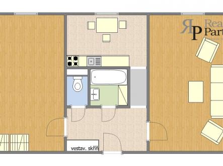 Prodej bytu, 2+1, 54 m²