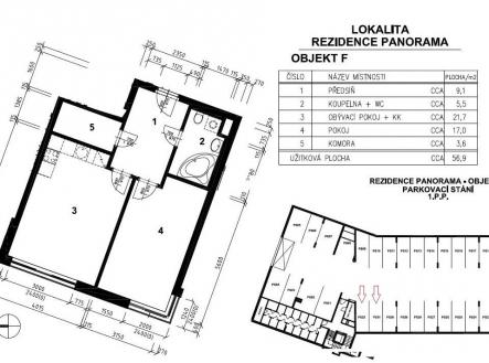 Prodej bytu, 2+kk, 59 m²