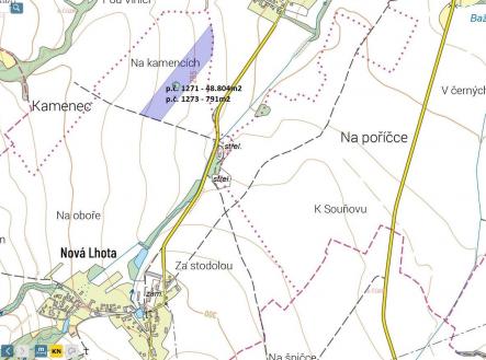 Prodej pozemku, zemědělská půda, 97 856 m²