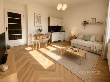 Pronájem bytu, 1+kk, 26 m²