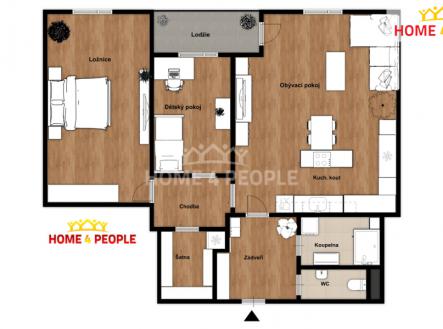 Prodej bytu, 3+kk, 83 m²