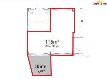 Pronájem výrobní prostor, 150 m²