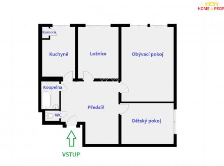 Prodej bytu, 3+1, 93 m²