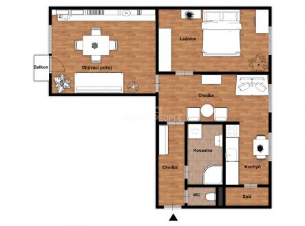 Prodej bytu, 3+kk, 62 m²