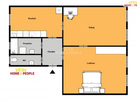 Prodej bytu, 2+1, 80 m²
