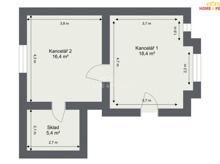 Pronájem skladu, 40 m²