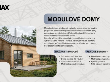 Moderní modulové domy na klíč již od 1 600 000 Kč