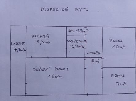 Prodej bytu, 3+1, 64 m²
