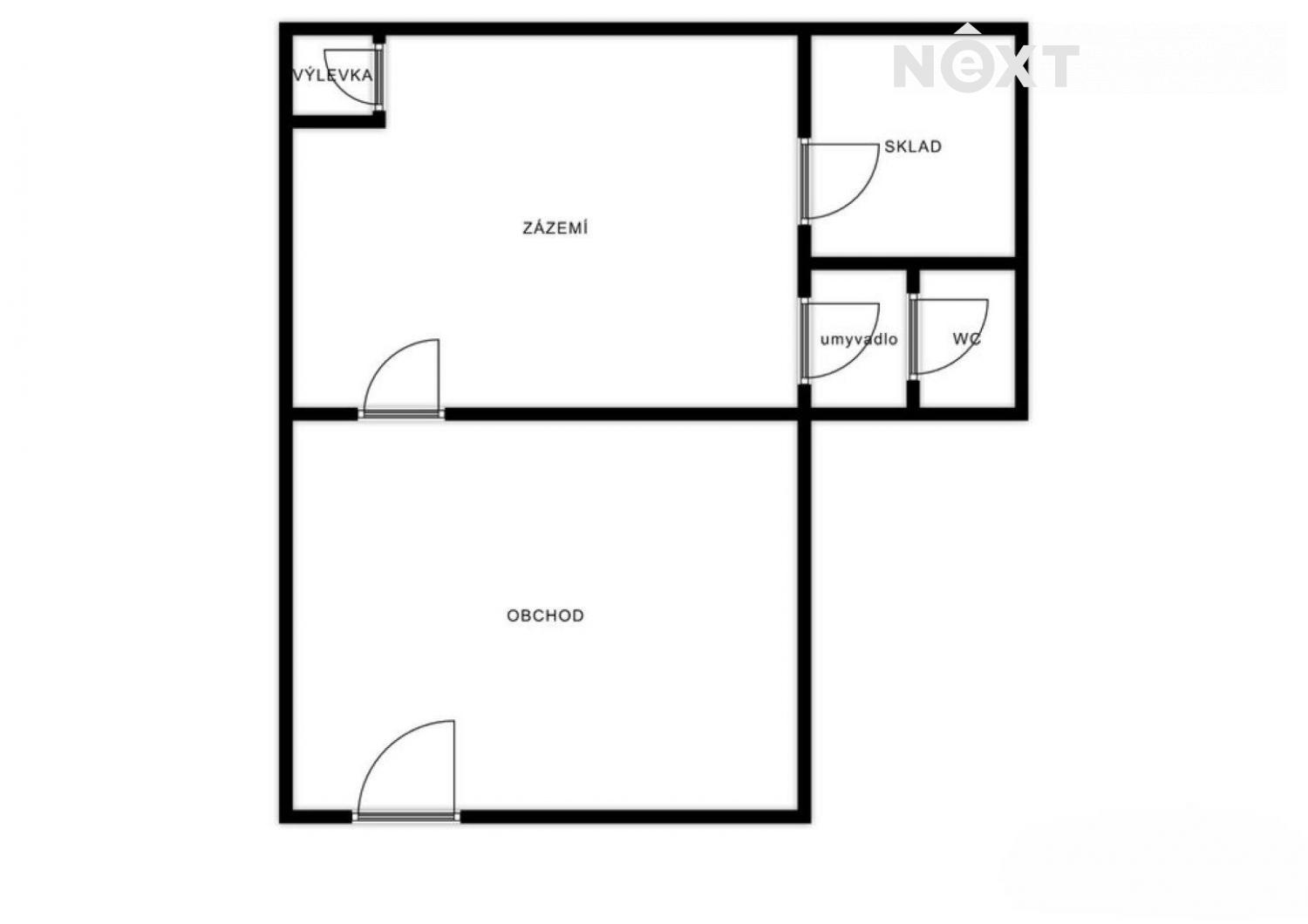 Prodej komerční Obchodní prostory, 58㎡|Hlavní město Praha, Praha, Praha-Suchdol, Suchdol, Suchdolské