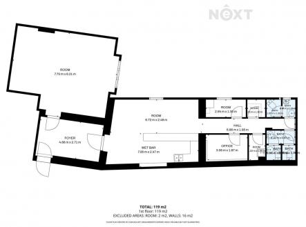 Pronájem komerčního objektu, obchodní centrum, 100 m²