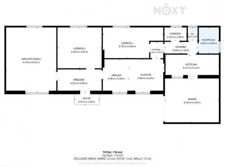 Prodej domu/vily, 223 m²