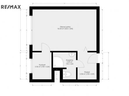 Prodej bytu, 1+1, 30 m²