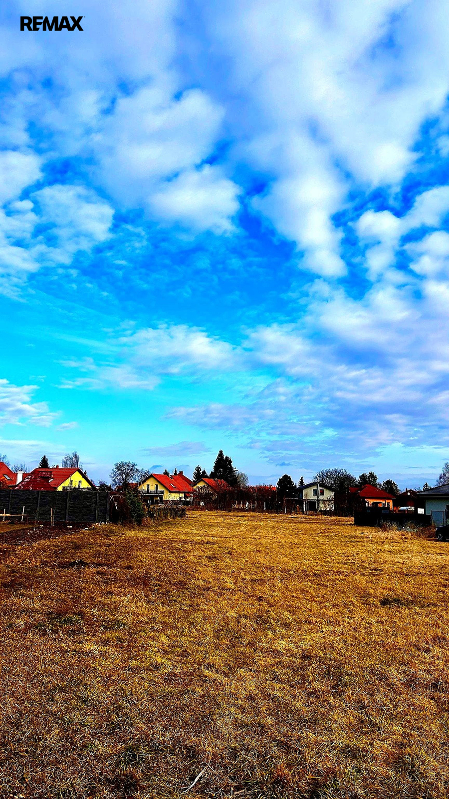 Pohled na pozemek