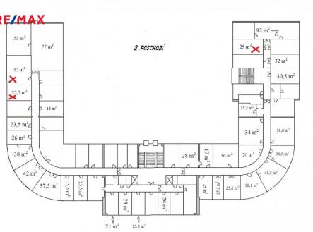 Pronájem kanceláře, 77 m²