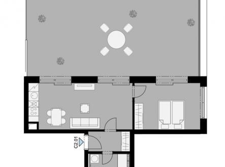 Pronájem bytu, 2+kk, 115 m²