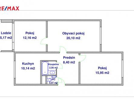 Prodej bytu, 3+1, 80 m²