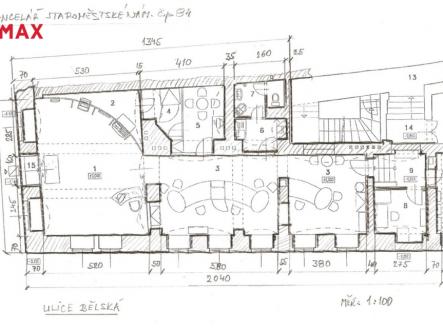 Pronájem obchodní prostor, 118 m²