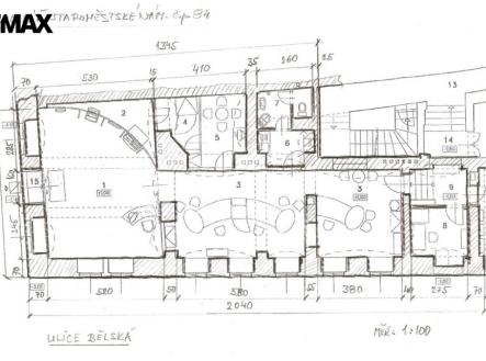 Pronájem kanceláře, 118 m²
