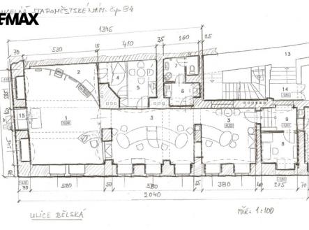 Pronájem kanceláře, 118 m²