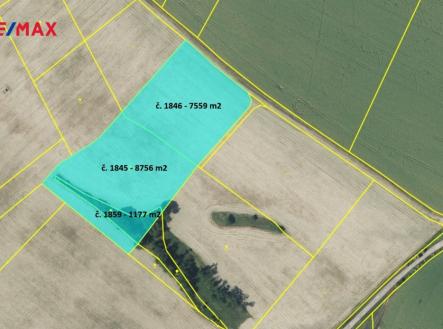 Prodej pozemku, zemědělská půda, 17 492 m²