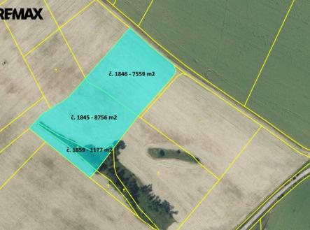 Prodej pozemku, zemědělská půda, 17 492 m²